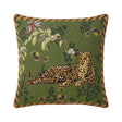 Yves Delorme Orchidia Kaki Decorative Pillow | Panther Throw Pillow at Fig Linens and Home - Front