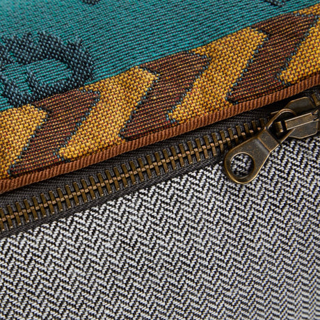 Yves Delorme Orchidia Paon Tote | Cosmetic Pouch or Clutch Zipper View 1 at Fig Linens and Home