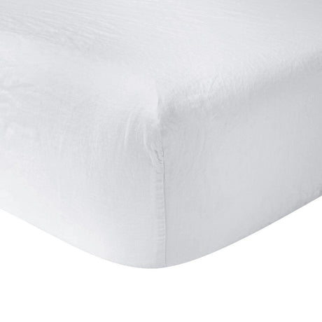 Originel Blanc Fitted Sheet by Yves Delorme
