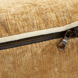 Orpheo Daim Decorative Pillow by Yves Delorme - Zipper & Fabric View