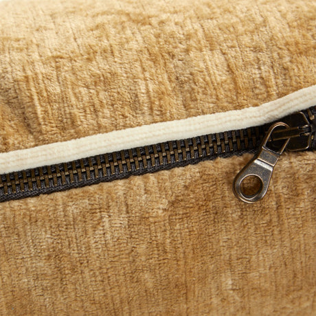 Orpheo Daim Decorative Pillow by Yves Delorme - Zipper & Fabric View