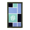 Oscar Printed Beach Towel by Hugo Boss Home at Fig Linens and Home - Sea Blue Pool Towel 1