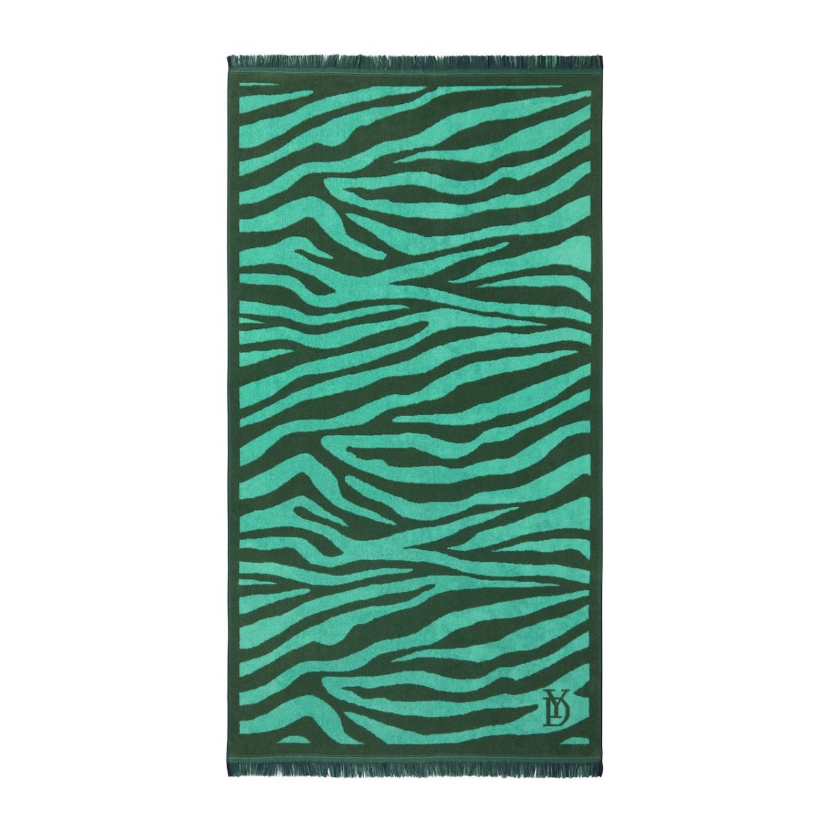 Pampa Menthe Beach Towel by Yves Delorme - Fig Linens and Home Beach & Pool Towels 2