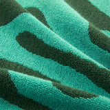 Pampa Menthe Beach Towel by Yves Delorme - Fig Linens and Home Beach & Pool Towels Detail of Pattern