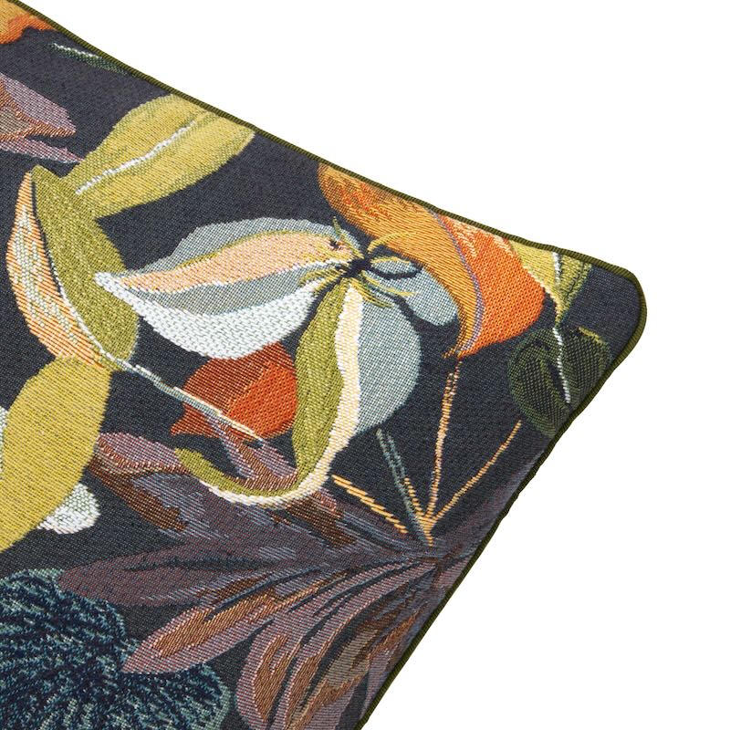 Paradis Marine Decorative Pillow by Yves Delorme Decorative Pillow 18 x 18 Marine at FIG LINENS AND HOME 3