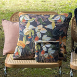 Paradis Marine Decorative Pillow by Yves Delorme Decorative Pillow 18 x 18 Marine at FIG LINENS AND HOME 1