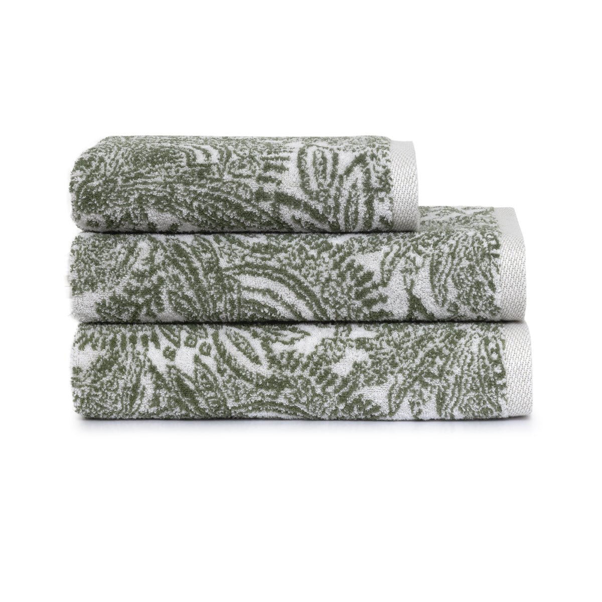 Patio Bath by Yves Delorme Bath Sheet 35 x 59 Kaki at FIG LINENS AND HOME 2