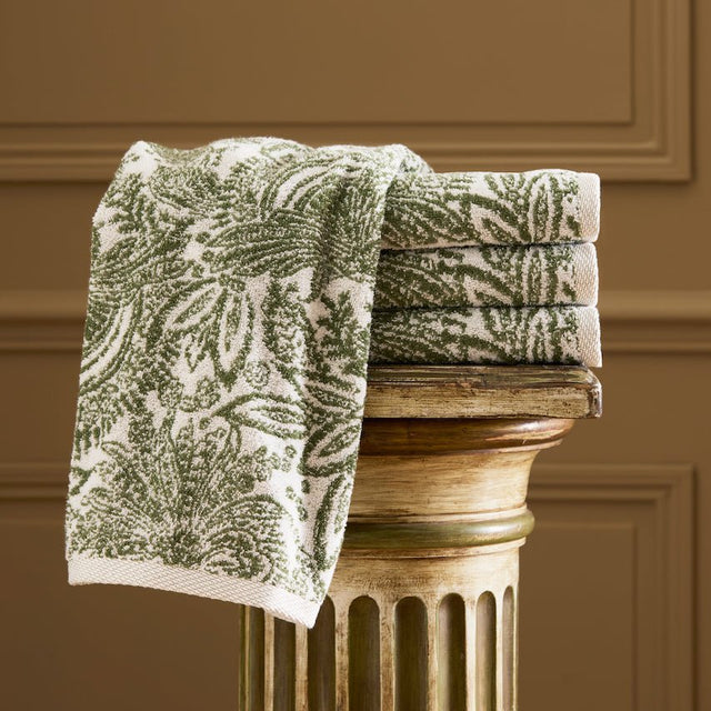 Patio Bath by Yves Delorme Bath Sheet 35 x 59 Kaki at FIG LINENS AND HOME 1
