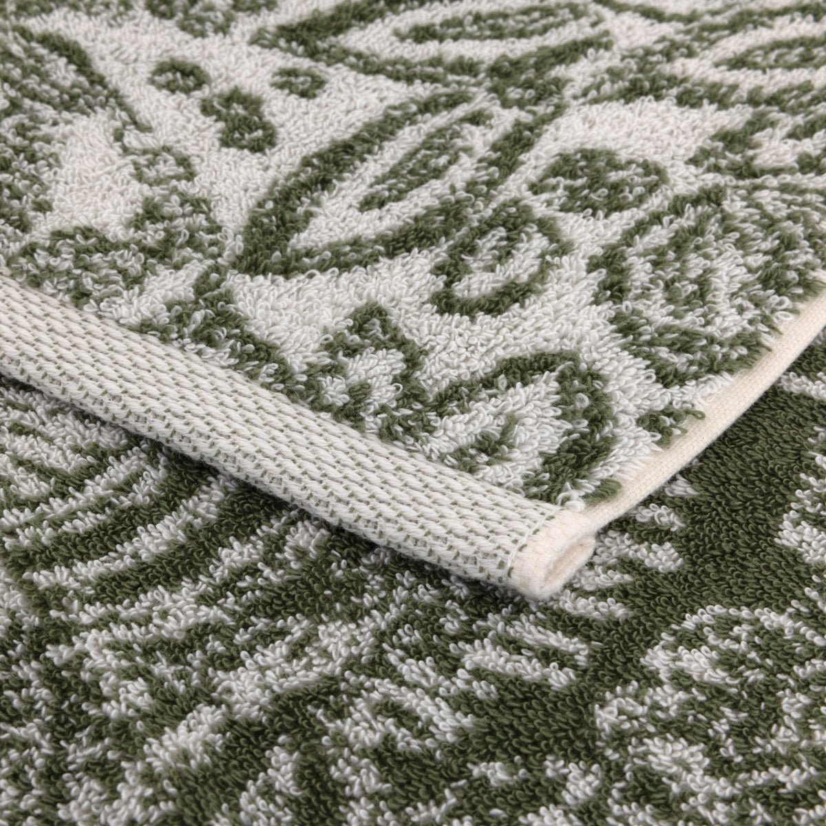 Patio Bath by Yves Delorme Bath Sheet 35 x 59 Kaki at FIG LINENS AND HOME 5