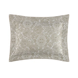 Patio Organic Bedding by Yves Delorme Sham Boudoir (Single) 12 x 17 Kaki and Amande at FIG LINENS AND HOME 8