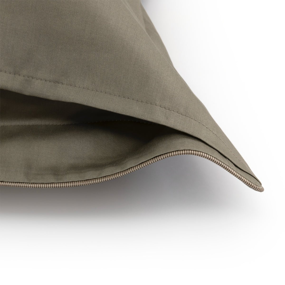 Patio Organic Bedding by Yves Delorme Sham Euro (Single) 26 x 26 Kaki and Amande at FIG LINENS AND HOME 12