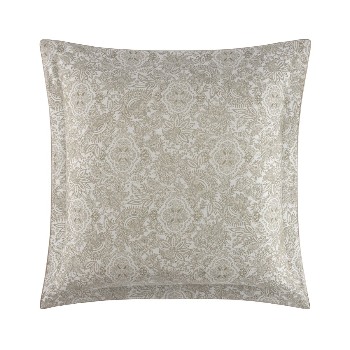 Patio Organic Bedding by Yves Delorme Sham Euro (Single) 26 x 26 Kaki and Amande at FIG LINENS AND HOME 10