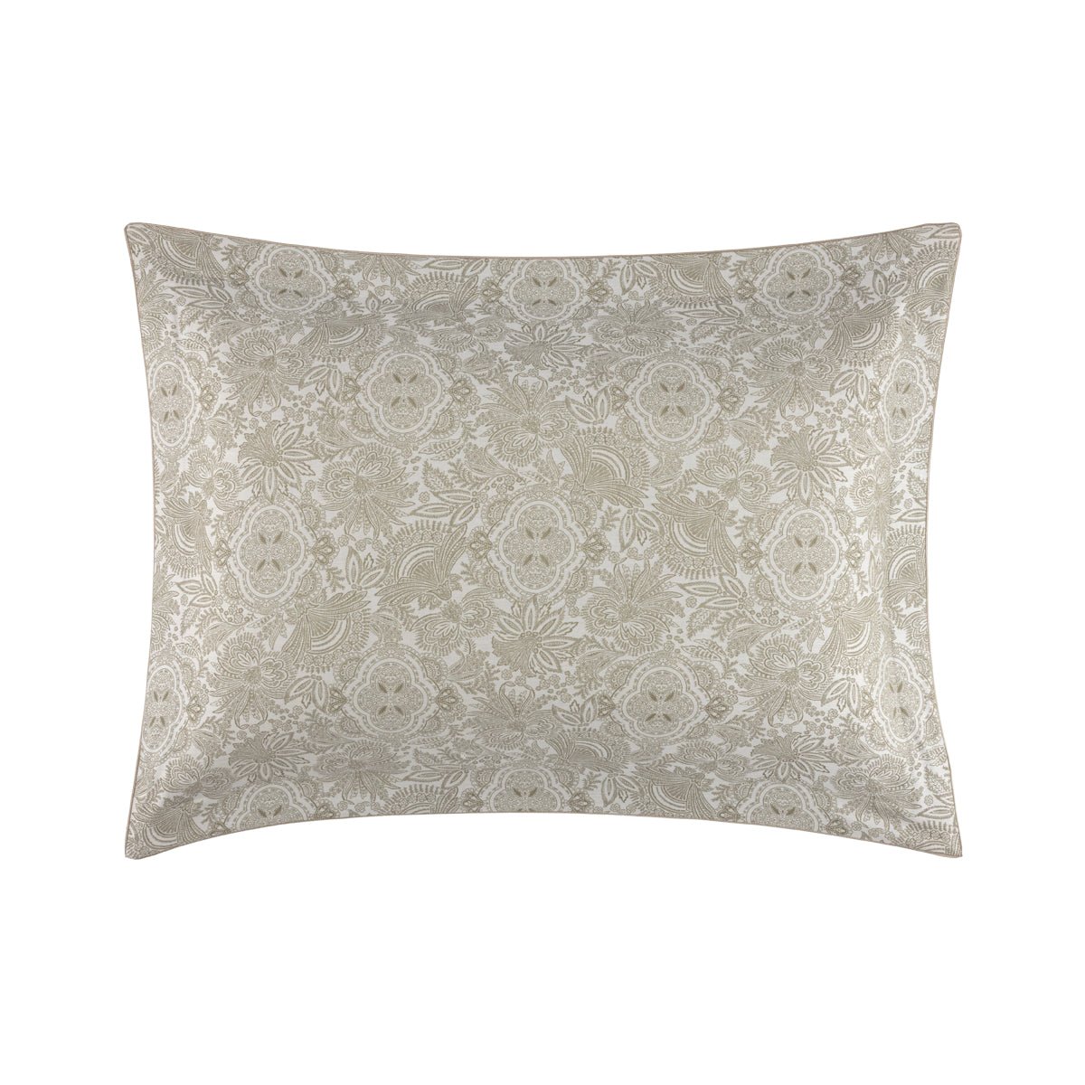 Patio Organic Bedding by Yves Delorme Sham King (Single) 21 x 37 Kaki and Amande at FIG LINENS AND HOME 9