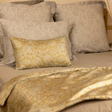 Patio Silk Bed Runner by Yves Delorme Bed Runner 87 x 31 Amande at FIG LINENS AND HOME 4