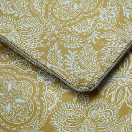 Patio Silk Bed Runner by Yves Delorme Bed Runner 87 x 31 Amande at FIG LINENS AND HOME 2