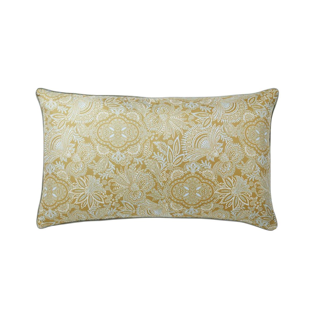 Patio Silk Decorative Pillow by Yves Delorme Decorative Pillow 13 x 22 PATIO at FIG LINENS AND HOME 1
