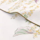 Pollen Cotton Bedding by Yves Delorme Flat Sheet Full/Queen 94 x 116 Pollen at FIG LINENS AND HOME 12