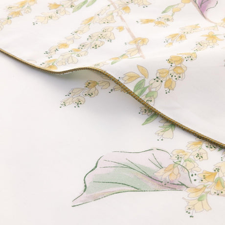 Pollen Cotton Bedding by Yves Delorme Flat Sheet Full/Queen 94 x 116 Pollen at FIG LINENS AND HOME 12
