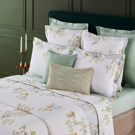 Pollen Decorative Lumbar Pillow by Yves Delorme Decorative Pillow 13 x 22 Pollen at FIG LINENS AND HOME 4