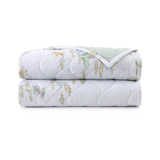 Pollen Quilted Coverlet Queen 98 x 98 Yves Delorme