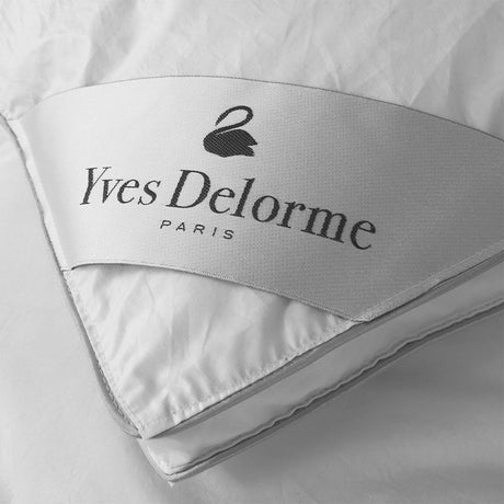 Prestige Spring Comforter by Yves Delorme King Comforter 110 x 92 - 46 oz White at FIG LINENS AND HOME 2