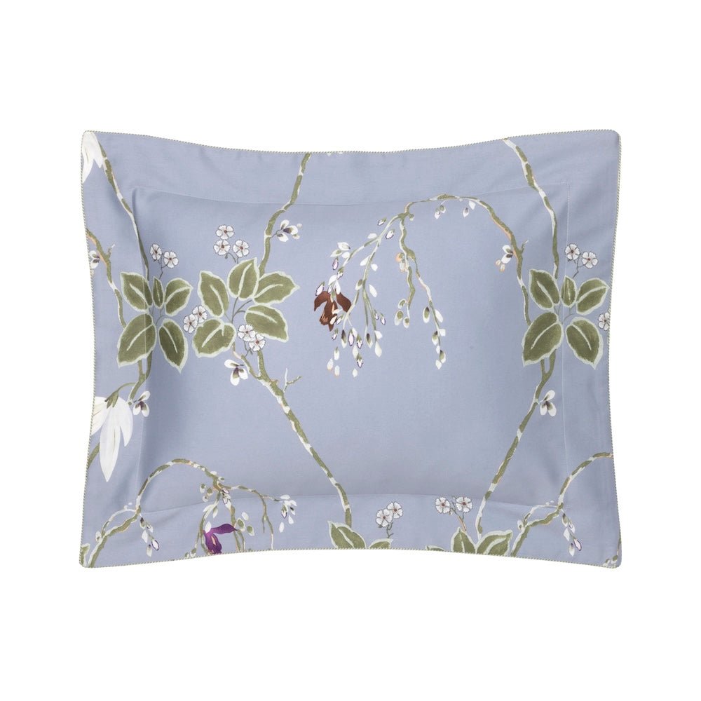 Boudoir Sham Front - Yves Delorme Rameau Pillow Shams at Fig Linens and Home