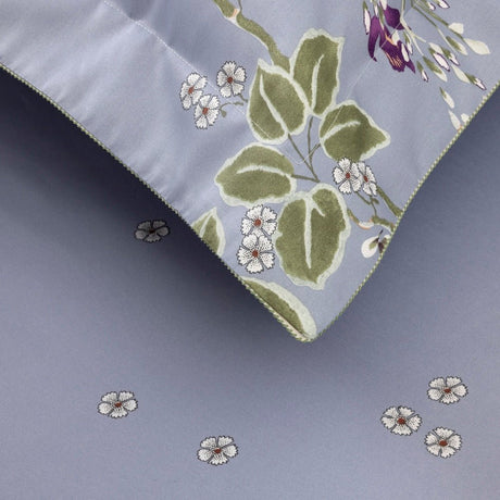 Pillow Sham Corner Detail - Yves Delorme Rameau Pillow Shams at Fig Linens and Home