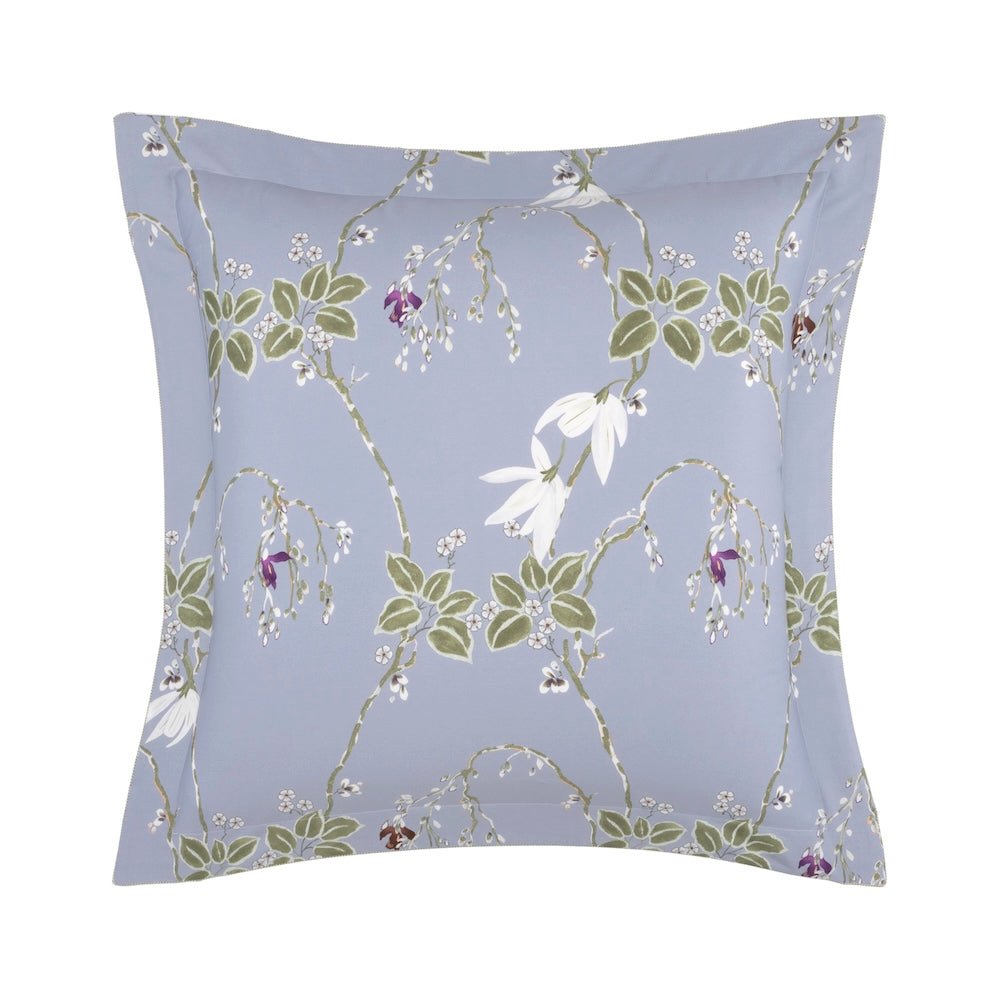Euro Sham Front - Yves Delorme Rameau Pillow Shams at Fig Linens and Home