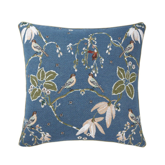 Rameau Outremer Decorative Pillow by Yves Delorme - view 1