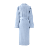 Yves Delorme Rameau Bathrobe | Organic Cotton & Modal Terry Robe Reverse at Fig Linens and Home