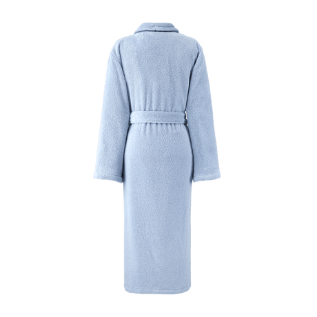Yves Delorme Rameau Bathrobe | Organic Cotton & Modal Terry Robe Reverse at Fig Linens and Home