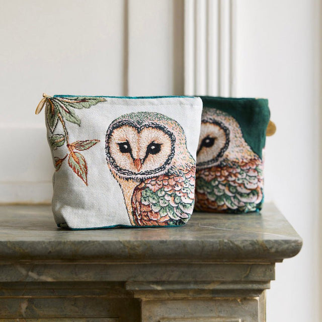 Reverie Foret Tote by Yves Delorme Tote 7" x 9" Foret at FIG LINENS AND HOME 4