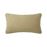 Santoli Kaki Decorative Pillow by Yves Delorme Decorative Pillow 13 x 22 Kaki at FIG LINENS AND HOME 2