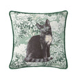 Scarlett Jade Throw Pillow |  Yves Delorme 18 x 18 Decorative Pillow at Fig Linens and Home 1