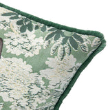 Scarlett Jade Throw Pillow |  Yves Delorme 18 x 18 Decorative Pillow at Fig Linens and Home 3