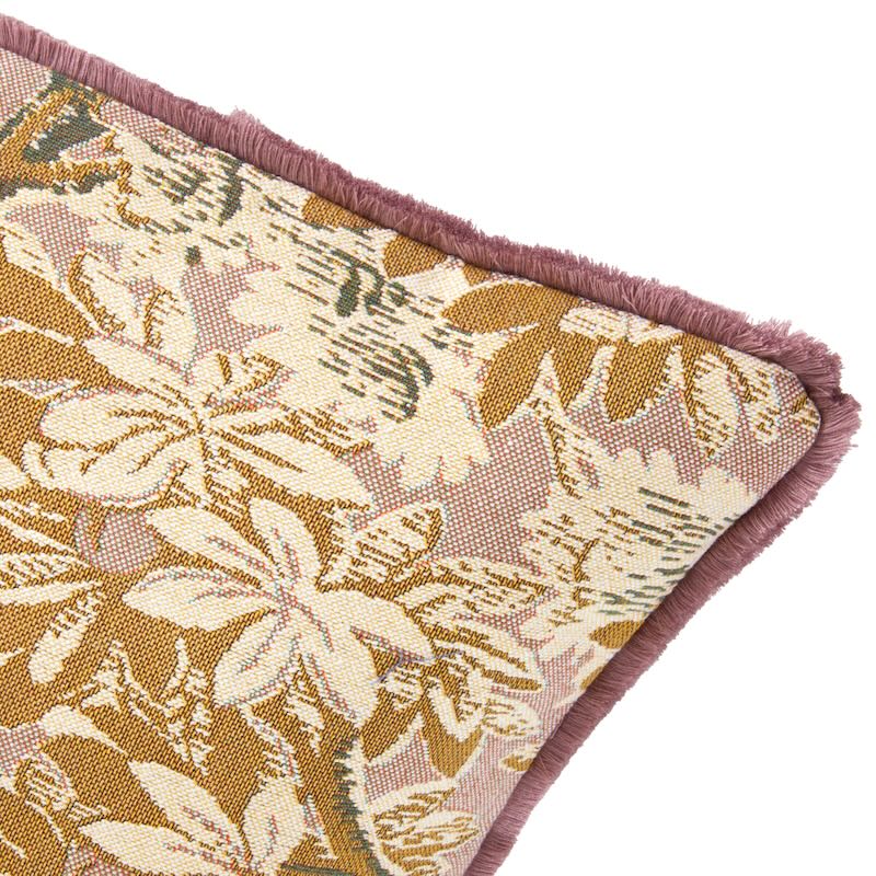 Yves Delorme Scarlett Thé Decorative Pillow 18 x 18 at Fig Linens and Home 3