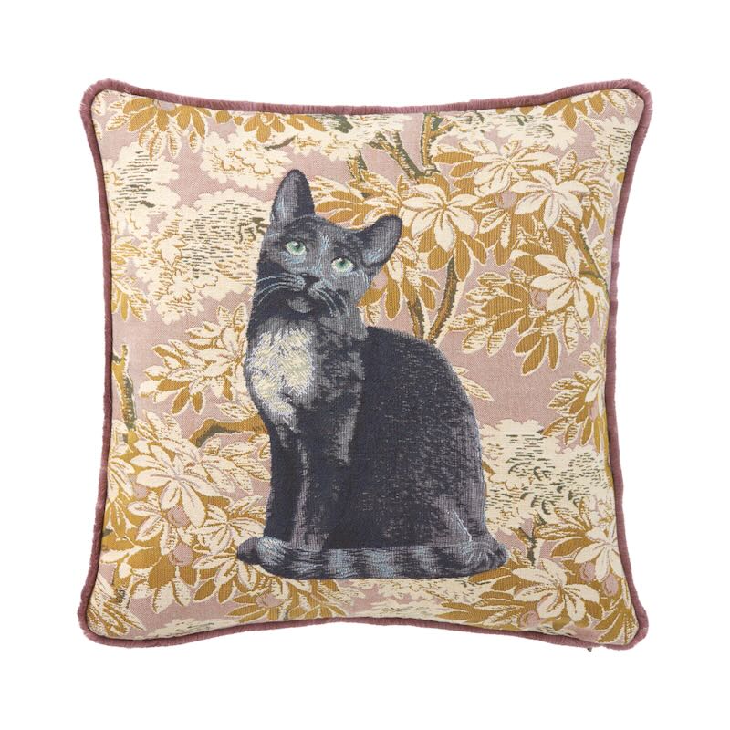 Yves Delorme Scarlett Thé Decorative Pillow 18 x 18 at Fig Linens and Home 2