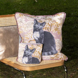 Yves Delorme Scarlett Thé Decorative Pillow 18 x 18 at Fig Linens and Home 1