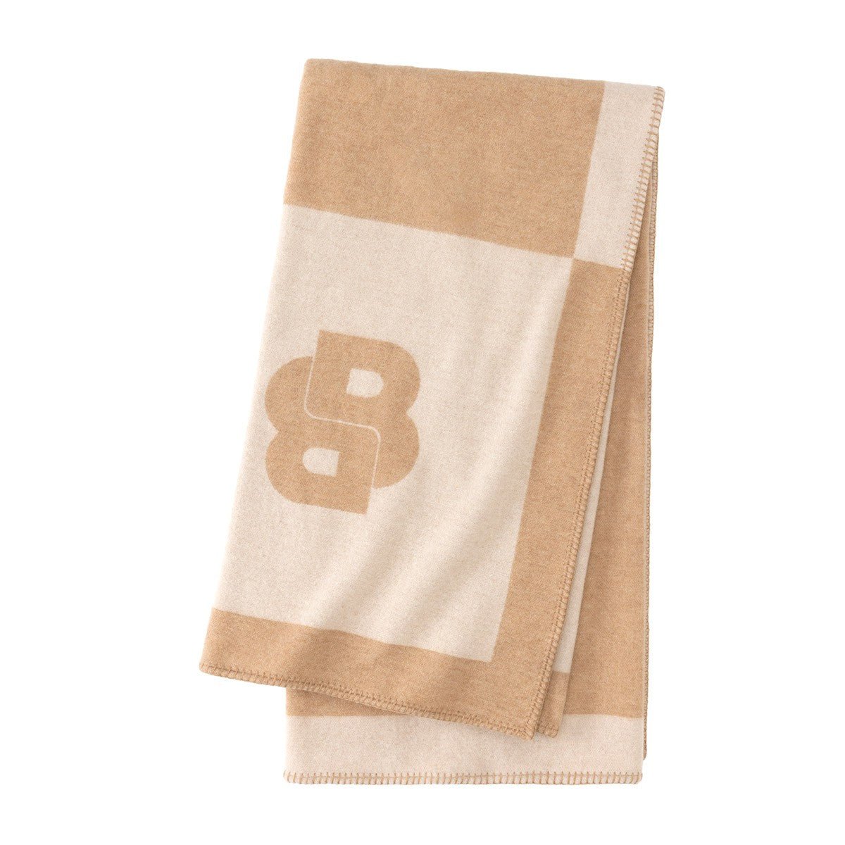 Signature Beige Throw by Hugo Boss Home - view 2