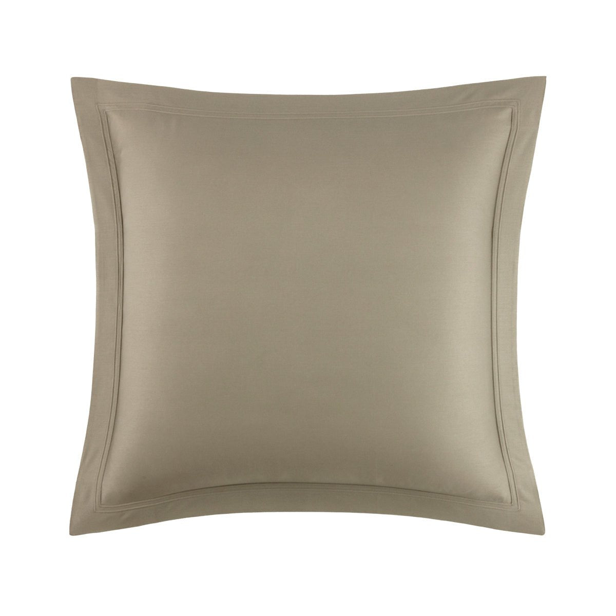 Yves Delorme TRIOMPHE Kaki Sham Euro (Single) at Fig Linens and Home