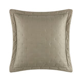 Yves Delorme TRIOMPHE Kaki Quilted Sham Euro (Single) at Fig Linens and Home
