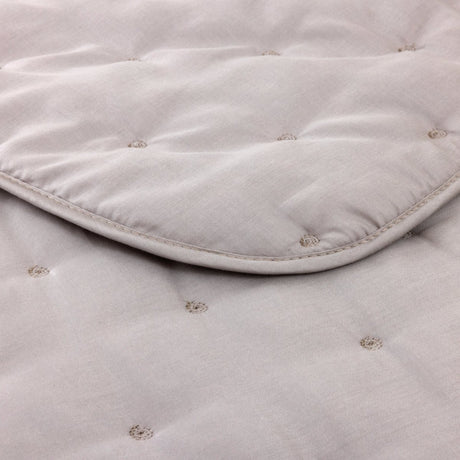 Triomphe Loutre Counterpane Bed Runner by Yves Delorme Bed Runner 87" x 31" Loutre at FIG LINENS AND HOME 2