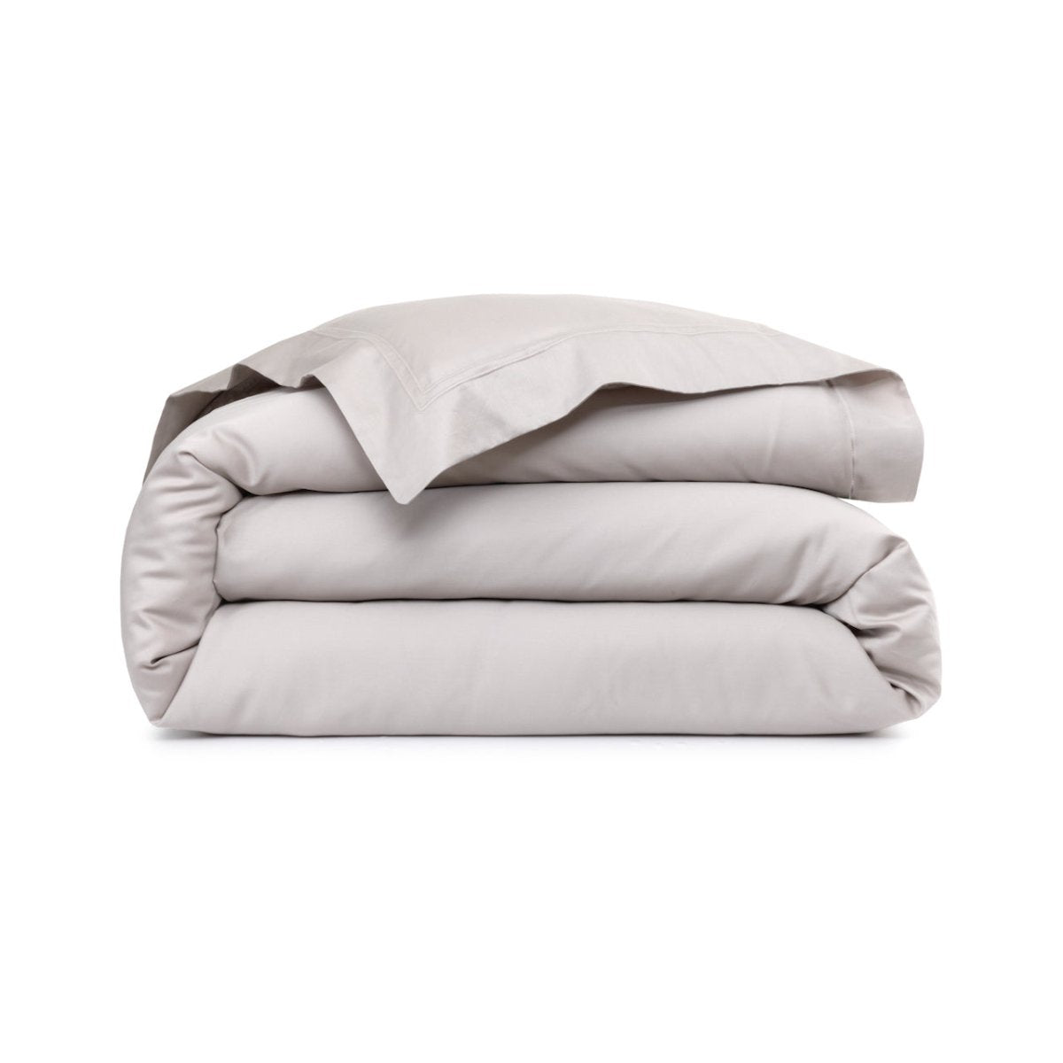 Triomphe Loutre Duvet Cover by Yves Delorme King Duvet Cover Loutre at FIG LINENS AND HOME 2
