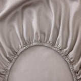 Triomphe Loutre Fitted Sheet by Yves Delorme King Fitted Sheet Loutre at FIG LINENS AND HOME 2