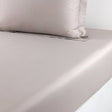 Triomphe Loutre Fitted Sheet by Yves Delorme King Fitted Sheet Loutre at FIG LINENS AND HOME 1