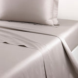Triomphe Loutre Flat Sheet by Yves Delorme King Flat Sheet Loutre at FIG LINENS AND HOME 1