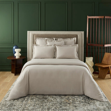 Triomphe Loutre Pillowcase by Yves Delorme King Pillowcase - Single Loutre at FIG LINENS AND HOME 2