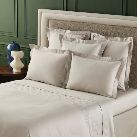 Triomphe Loutre Sham by Yves Delorme King Sham Loutre at FIG LINENS AND HOME 1