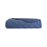 Triomphe Outremer Counterpane Bed Runner by Yves Delorme Bed Runner 87" x 31" Outremer at FIG LINENS AND HOME 1