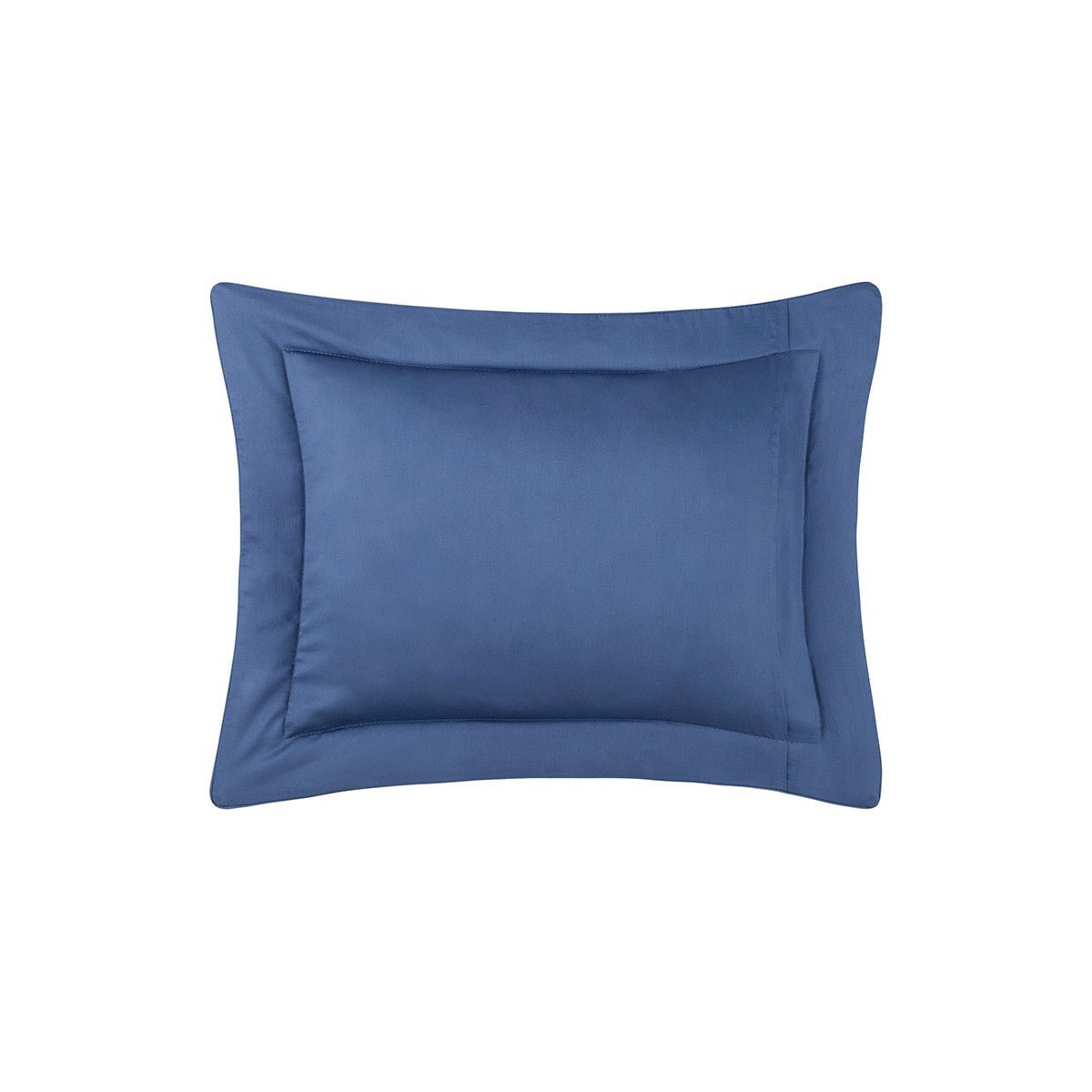 Triomphe Outremer Quilted Sham by Yves Delorme Boudoir Quilted Sham Outremer at FIG LINENS AND HOME 5